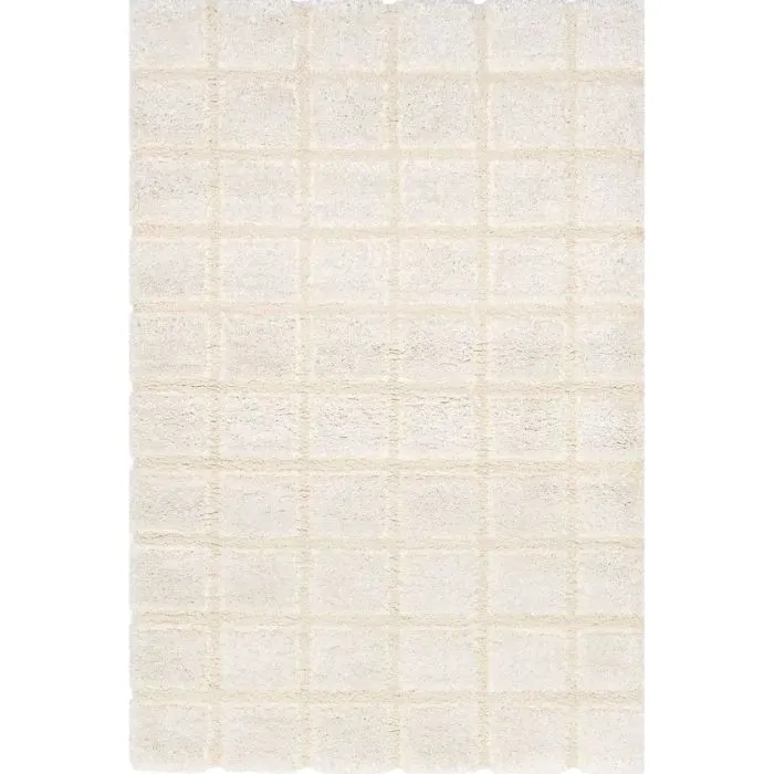 Christabel Checkered Shaggy Rug img 3