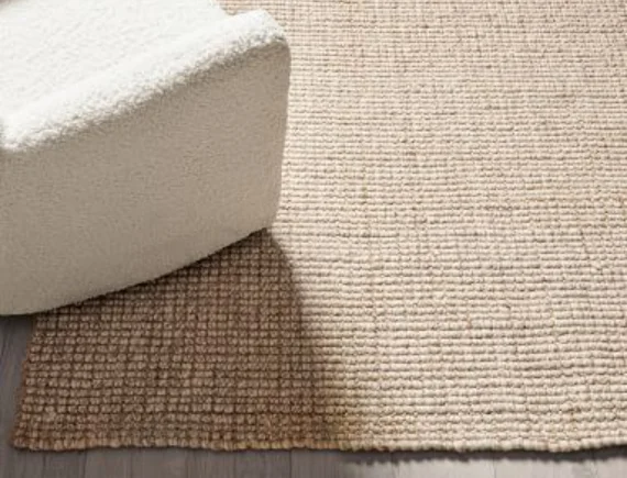 Chunky Wool & Jute Rug in Dubai