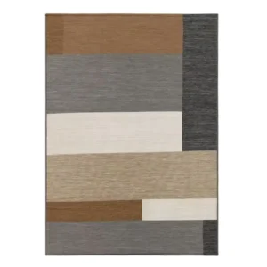 Color Blocks Outdoor Area Rug Neutral img 3