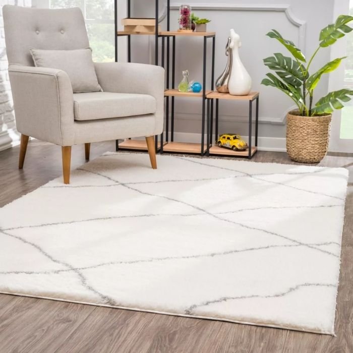 Contemporary Boho Shaggy Rug