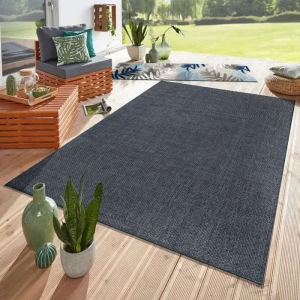 Contemporary Flatweave Outdoor Rug
