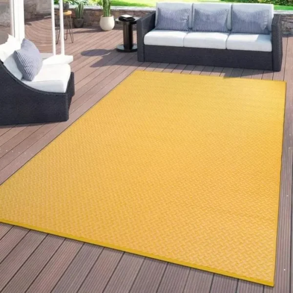 Contemporary Solid Outdoor Rug img 1