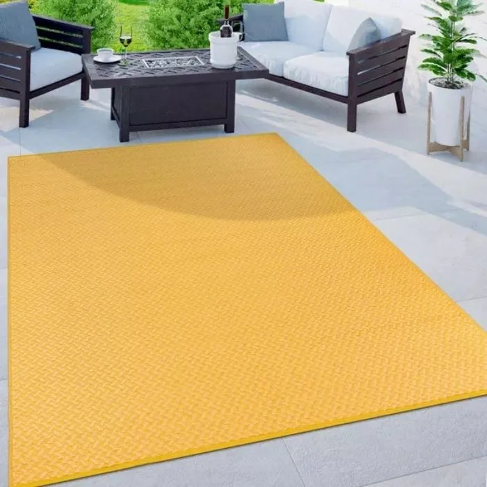 Contemporary Solid Outdoor Rug