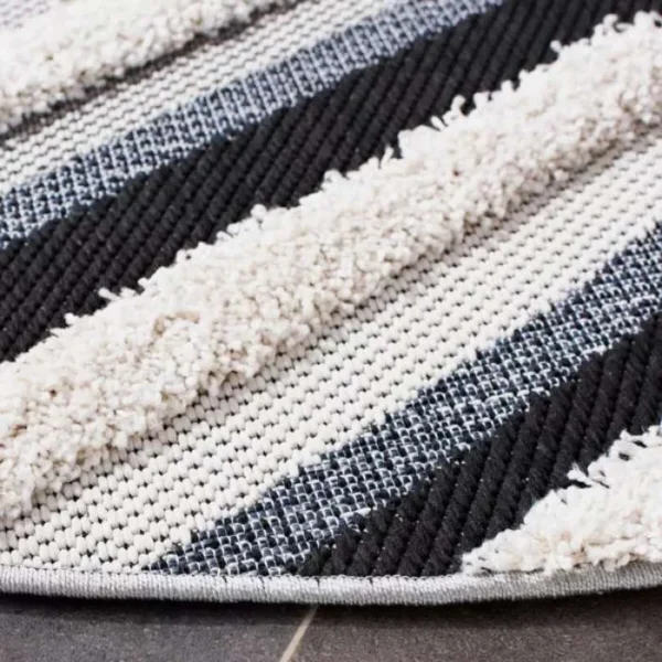Cottage Power Loomed Round Rug img 1