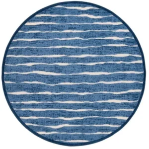 Cottage Power Loomed Round Rug img 3