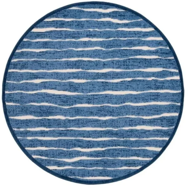 Cottage Power Loomed Round Rug img 3