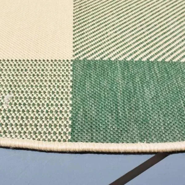 Courtyard Power Loomed Round Rug img 1