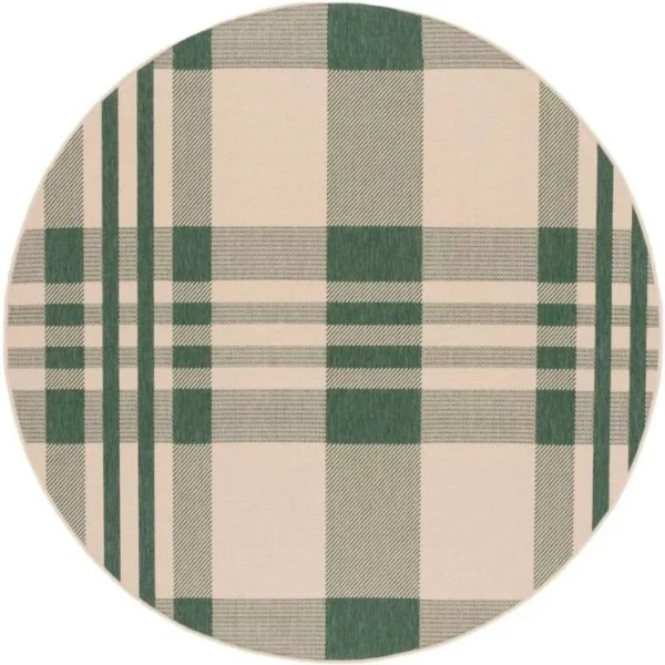 Courtyard Power Loomed Round Rug img 2