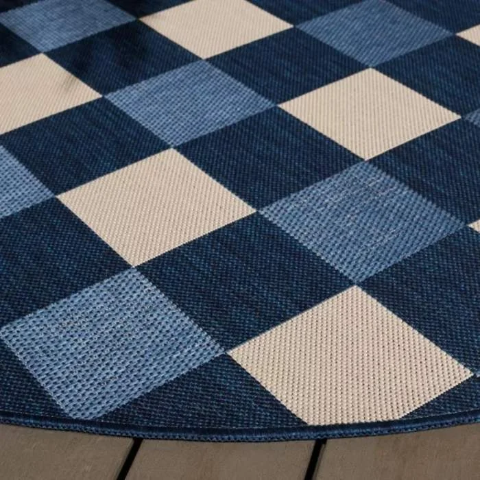 Courtyard UV Resistant Round Rug img 1