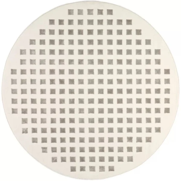 Daleyza Textured Round Rug img 3