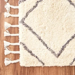 Diamant Berber Shaggy Rug img 1