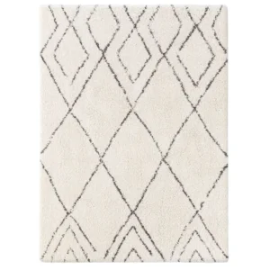 Diamond Patterned Shaggy Rug img 2
