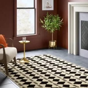 _Diamond Shaggy Area Rug