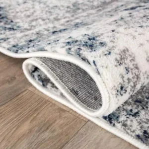 Distressed Abstract Round Rug img 3