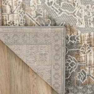 Distressed Medallion Outdoor Rug img 2