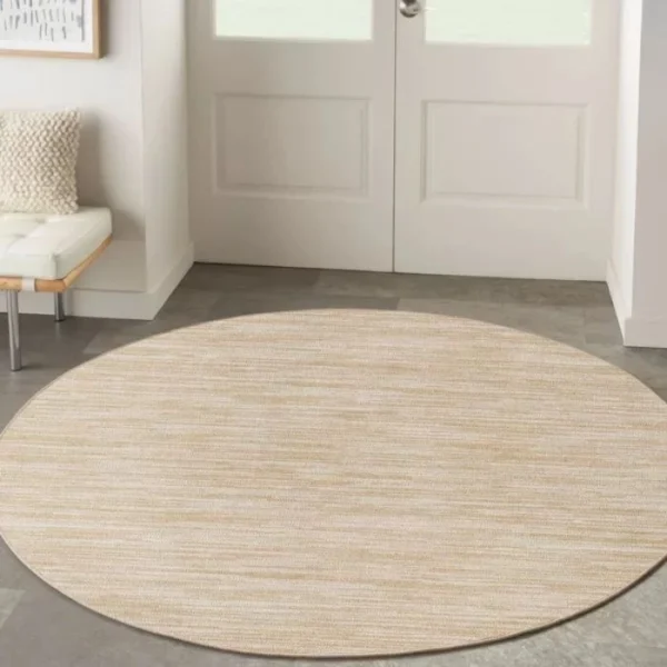 Essentials Easy Care Round Rug img 1