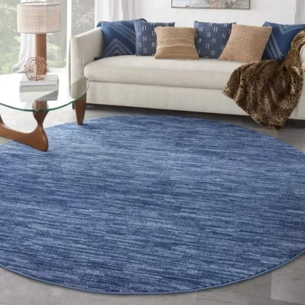 Essentials Solid Indoor Round Rug