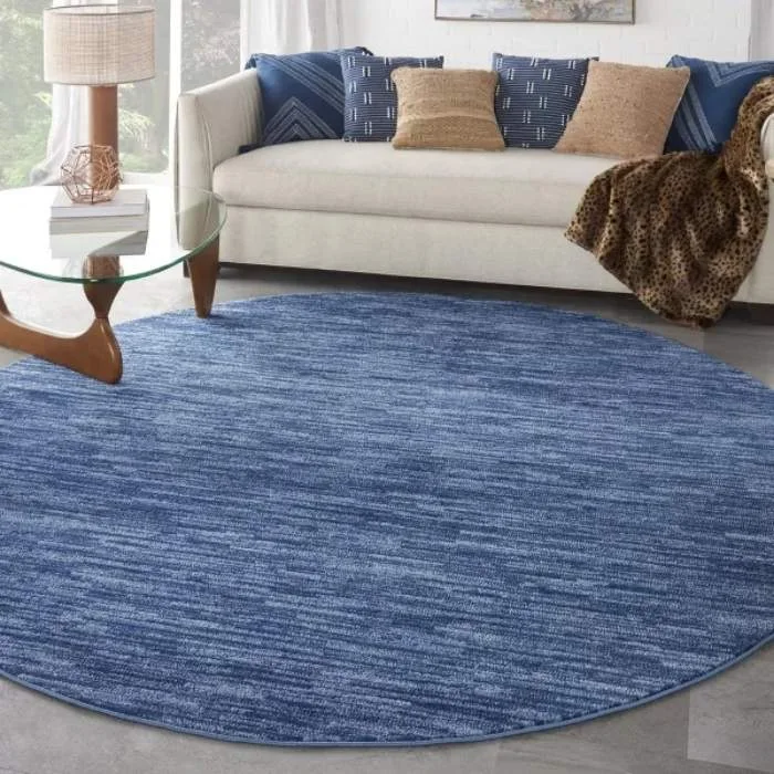 Essentials Solid Indoor Round Rug