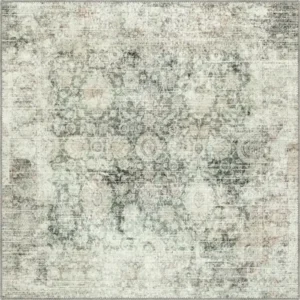Ethan Green Erased Turkish Carpet
