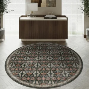 Faelan Multi-Coloured Vintage Turkish Carpet img 2