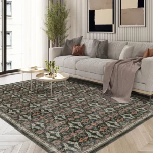Faelan Multi-Coloured Vintage Turkish Carpet img 3