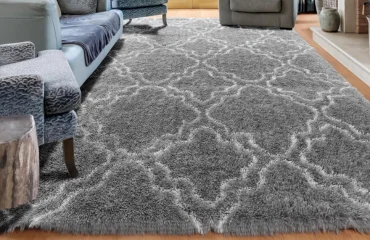 Fluffy Living Room Large Area Rug in Dubai