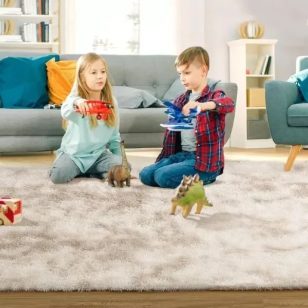 Fluffy Washable Shaggy Rug img 1