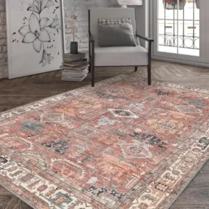 Fynlor Orange Turkish Carpet image 2