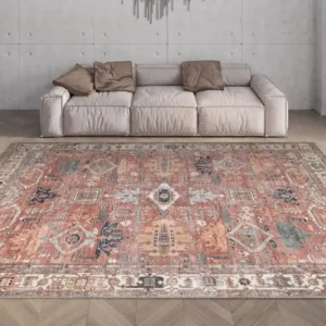 Fynlor Orange Turkish Carpet image 3
