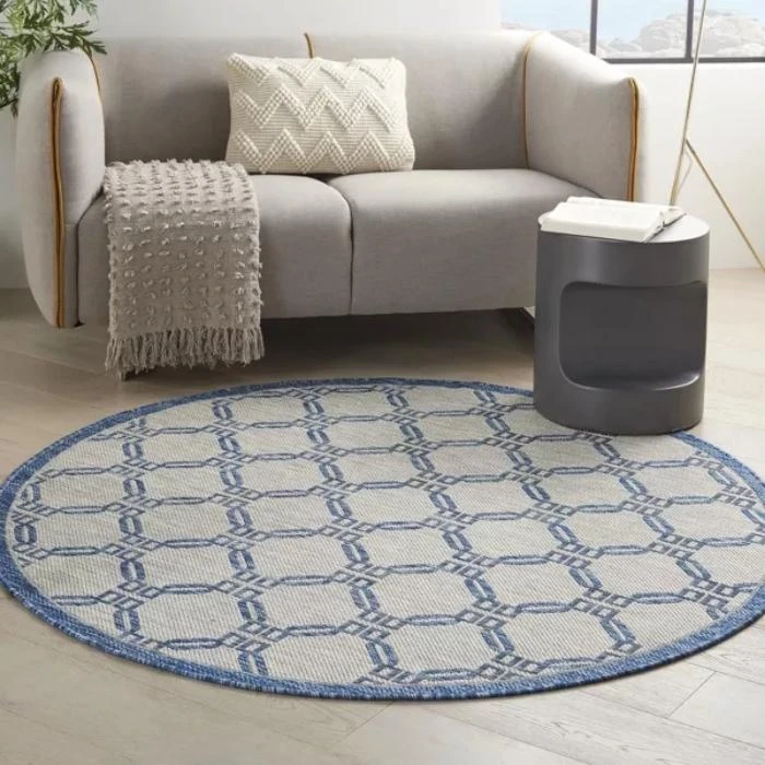 Garden Party Flatweave Round Rug