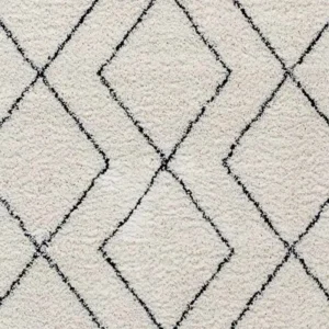 Geometric Bohemian Shaggy Rug img 1