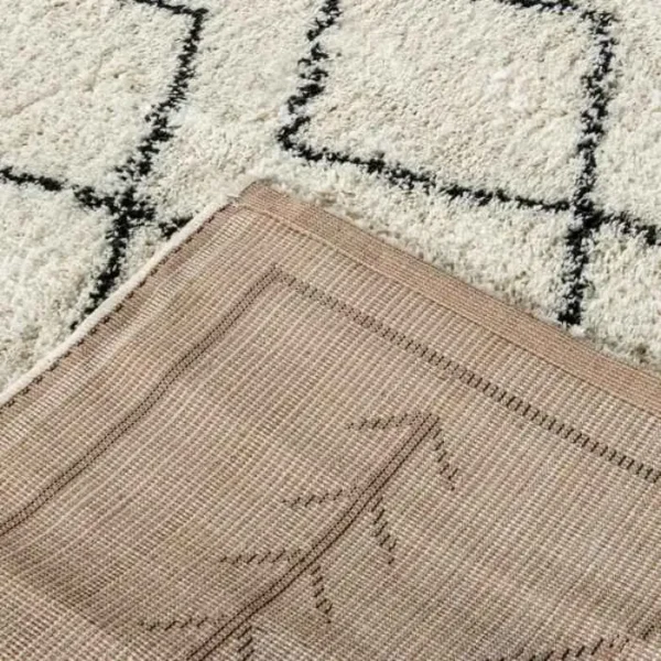 Geometric Bohemian Shaggy Rug img 2