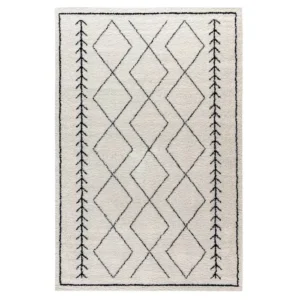 Geometric Bohemian Shaggy Rug img 3