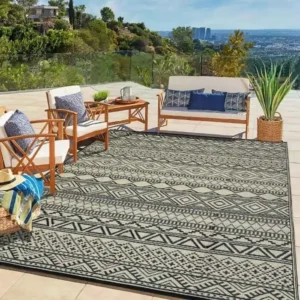 Geometric Patio Outdoor Rug