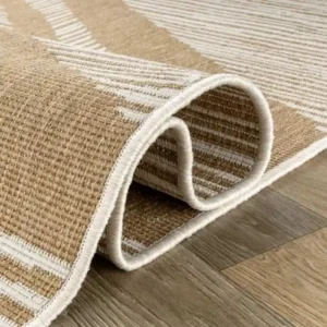 Geometric Stripe Outdoor Rug img 2
