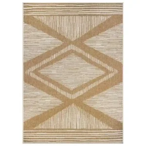 Geometric Stripe Outdoor Rug img 3