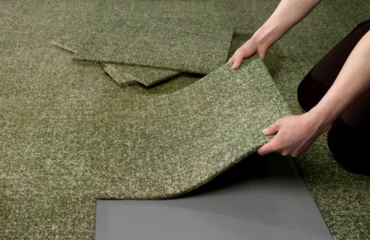 Expert green carpet fitting in Dubai