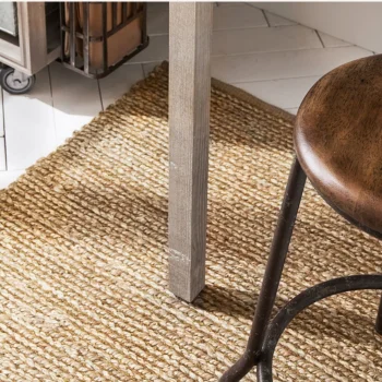 Heather Chenille Jute Rug in Dubai