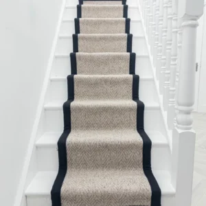 Herringbone Berber Tape Stair Carpet