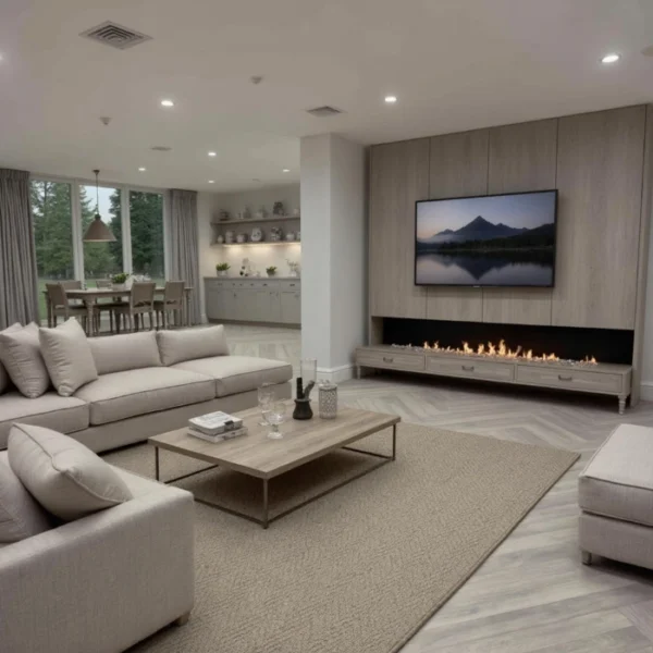 Herringbone Biscotti Custom Rug image 3