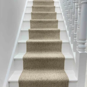 Herringbone Biscotti Stair Carpet