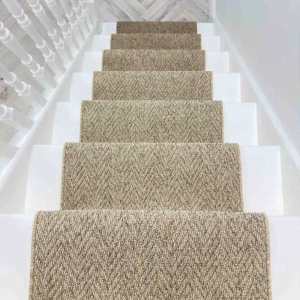 Herringbone Biscotti Stair Carpet image 3