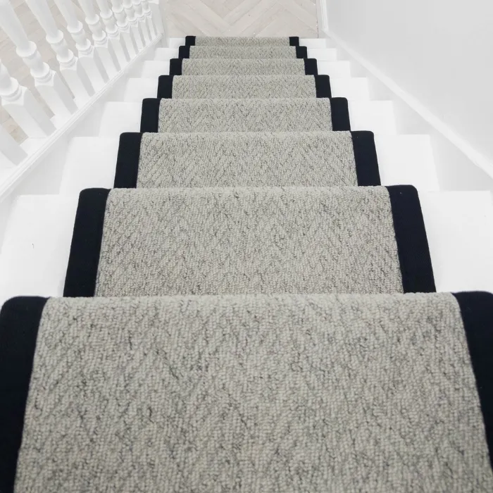 Herringbone Paloma Tape Stair Carpet image 3
