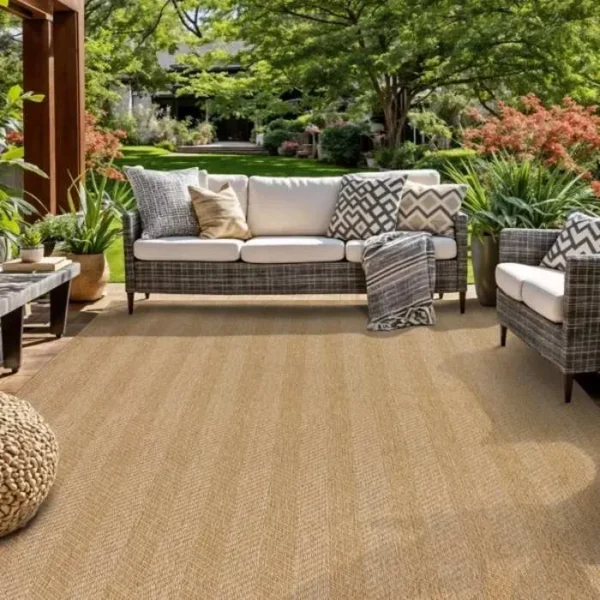 Herringbone Stripe Outdoor Rug