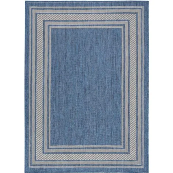 Horizon Bordered Outdoor Rug img 3