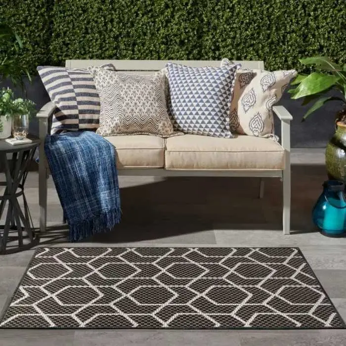 Horizon Geometric Outdoor Rug