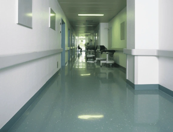 Hospital Concrete Flooring