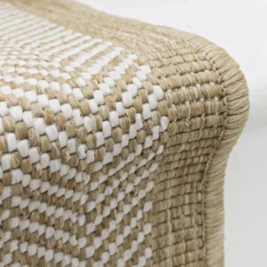 Illusion Beige Stair Carpet image 2