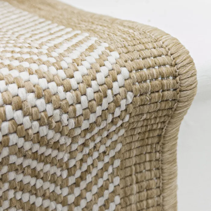 Illusion Beige Stair Carpet image 2