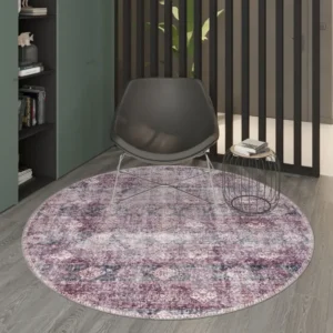 Jordan Purple Kilim Turkish Carpet image 2